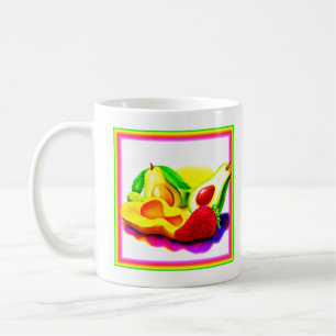 Caneca De Café Avocado tropical, morango e manga. Comprar Agora