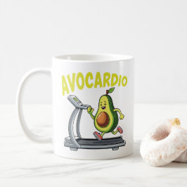 Caneca De Café Avocardio - Avocado Workout Gym