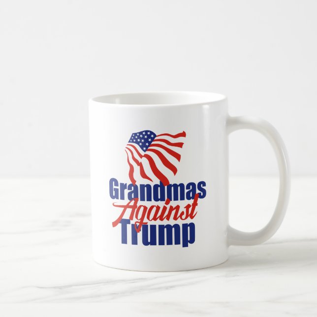 Caneca De Café Avós Contra Trump (Direita)