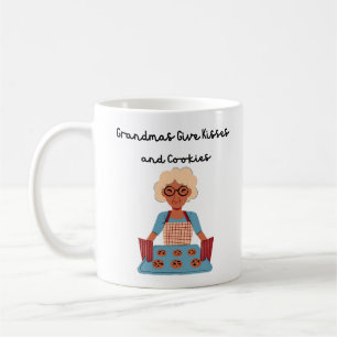 Caneca De Café Avós dão beijos e biscoitos