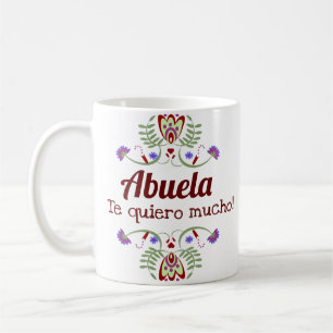 Caneca De Café Avós mexicanos - Presente Floral