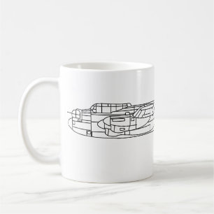 Caneca De Café Avro Lancaster