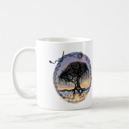 Caneca De Café Awaken The Goddess Tree on Sunset