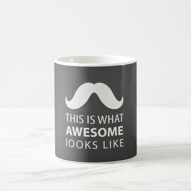 Caneca De Café Awesome Mustache (Centro)