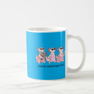 Caneca De Café Axolote de Casamento Engraçado Comparecer Casament