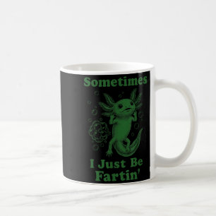 Caneca De Café Axolote engraçado fofo peidar peidando eu estou pe