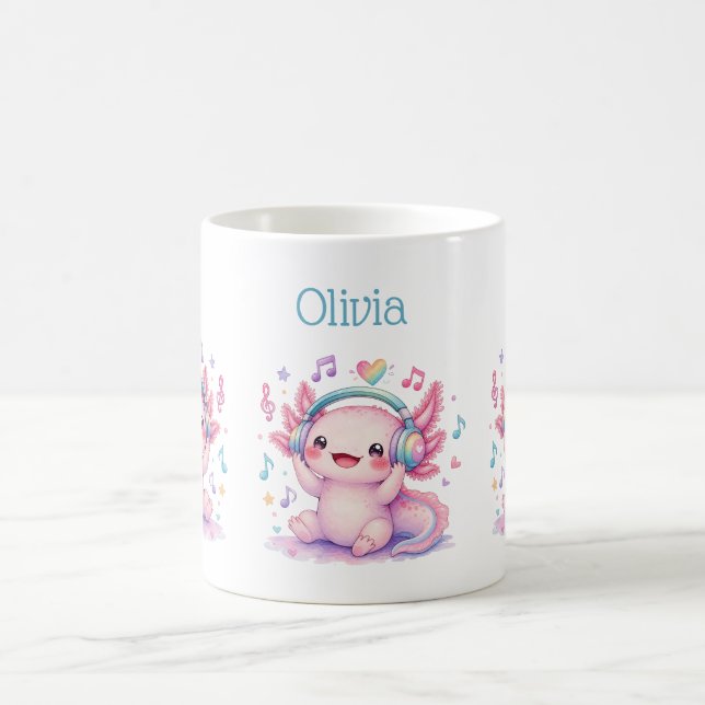Caneca De Café Axolote Kawaii Fofo (Centro)
