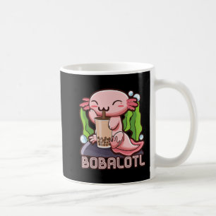 Caneca De Café Axolotl Bubble Tea Girls Adolescentes Mulheres Ani