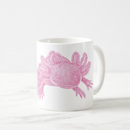 Caneca De Café Axolotl Coffee Mug - PINK