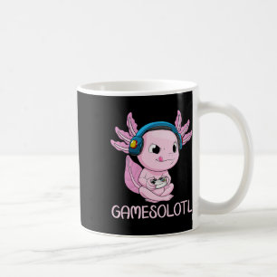 Caneca De Café Axolotl Gamer Gamesolotl Kawaii Jogos Para Meninos