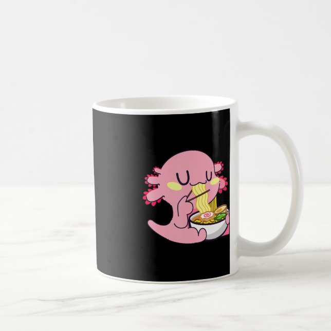 Caneca De Café Axolotl Ramen Anime Kawaii Amante Noodles Girls B (Direita)