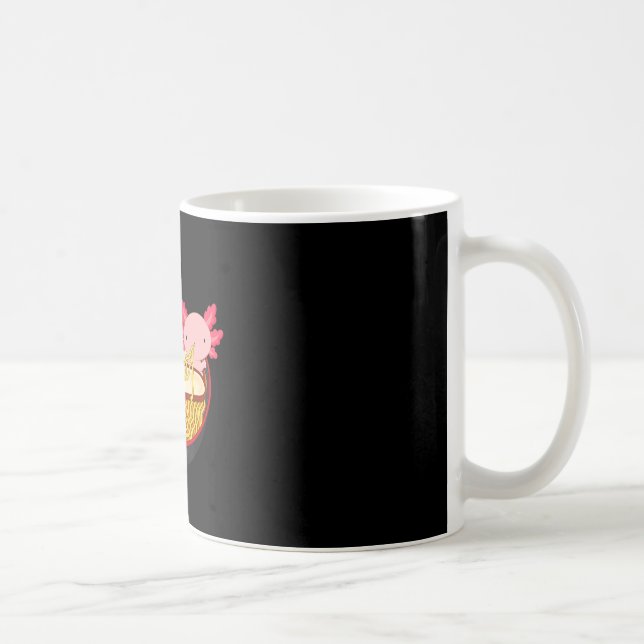 Caneca De Café Axolotl Ramen Noodle Kawaii - Anime Japonês Dott T (Direita)