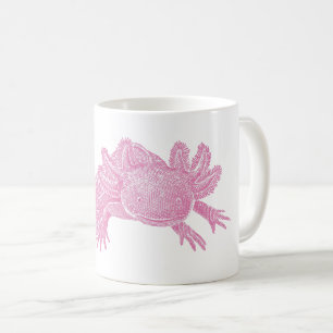 Caneca de Café Axolotl - ROSA