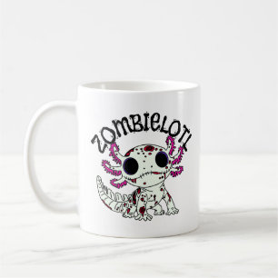 Caneca De Café Axolotl Zumbi