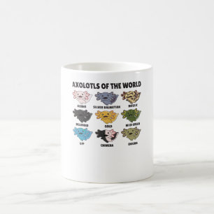 Caneca De Café Axolotls Do Axolotl Para Animais Doces Do Mundo