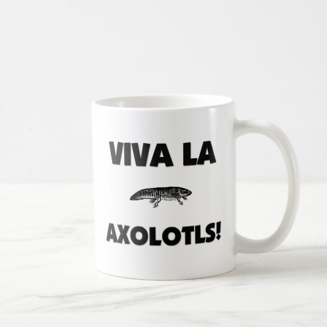 Caneca De Café Axolotls do La de Viva (Direita)