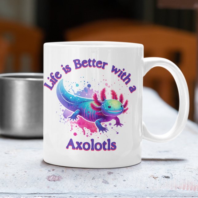 Caneca De Café Axolotls Pão-de-bico-de-bico-de-bico (Criador carregado)