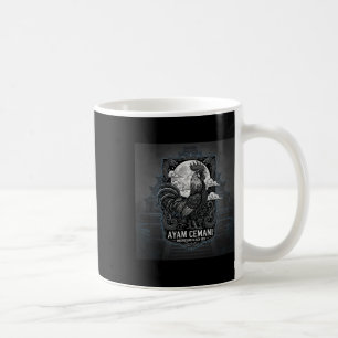 Caneca De Café Ayam Cemani - Galinha Preta Indonésia Indonésio A
