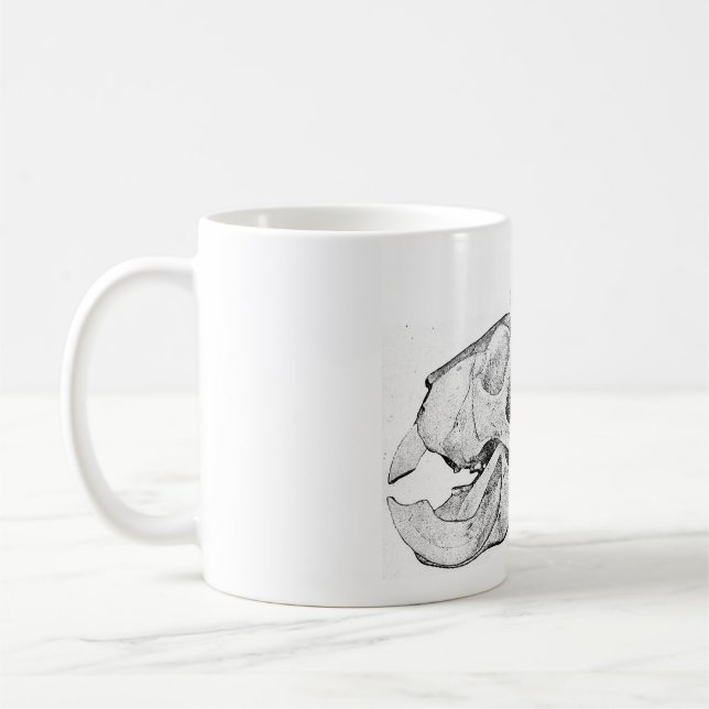 Caneca De Café Aye Skull Café Mug (Esquerda)