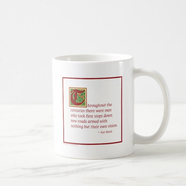 Caneca De Café Ayn Rand (Direita)