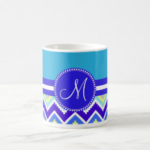 Caneca De Café Aztec Andes Chevron Zig Zags Aztec Coloridas