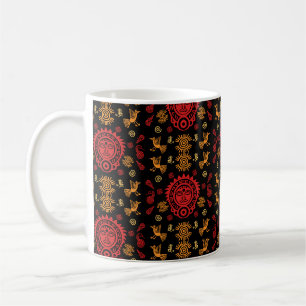 Caneca De Café Aztec Art Home Decor Mexicano