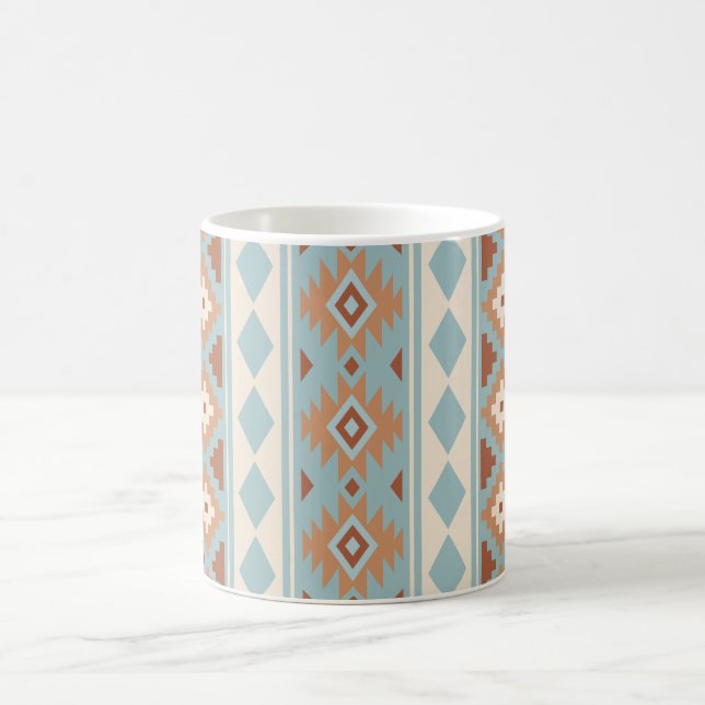 Caneca De Café Aztec Essência V Ptn IIIb Blue Cream Terracottas (Centro)