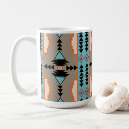 Caneca De Café Aztec Tribal Geométrico