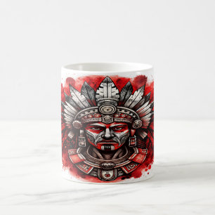 Caneca De Café Aztec Warrior