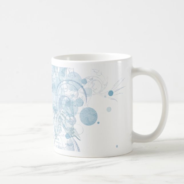 Caneca De Café Azul (Direita)