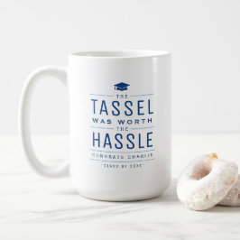 Caneca De Café Azul, a tassel valeu a pena.