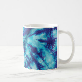 Caneca De Café Azul Aqua Tie-Dye
