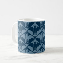 Caneca de Café Azul Batty