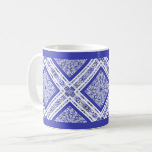 Caneca De Café Azul cerâmico de Grécia
