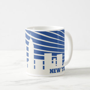 Caneca De Café Azul da Nova Iorque