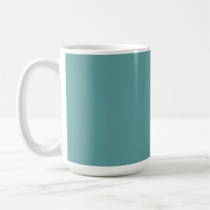Caneca De Café Azul de cadete comum profissional moderno minimali