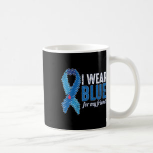 Caneca De Café Azul De Fita De Sensibilização Do T1d Novembro Par