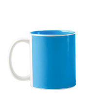 Caneca de café azul de Frenchie