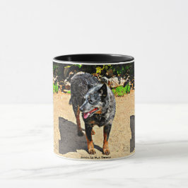 Caneca de café azul de Jessie Heeler