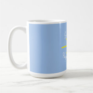 Caneca De Café Azul e ensolarado