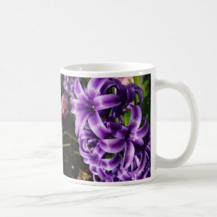 Caneca De Café Azul Hyacinth II Primavera Floral