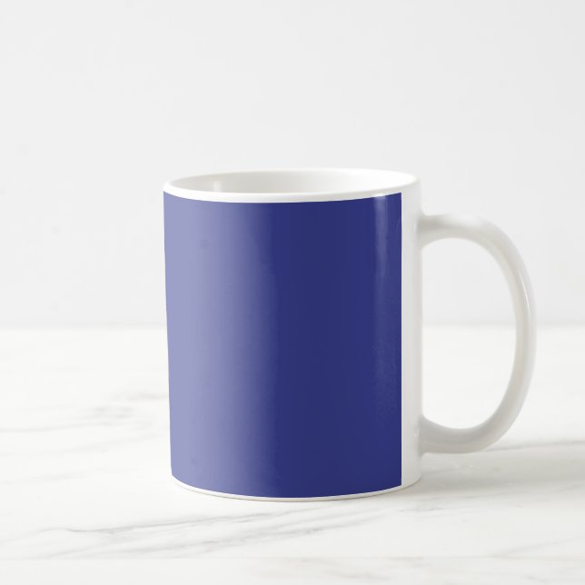 Caneca De Café Azul Jeans Suave (Direita)