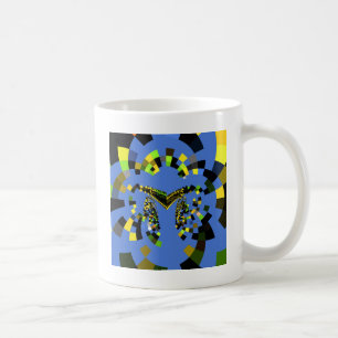 Caneca De Café Azul M