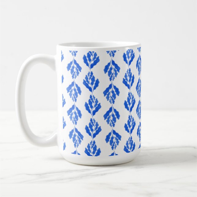 Caneca De Café Azul mediterrânico. (Esquerda)