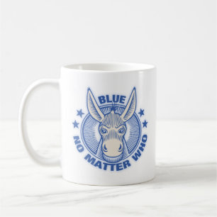 Caneca De Café Azul Não Importa Quem