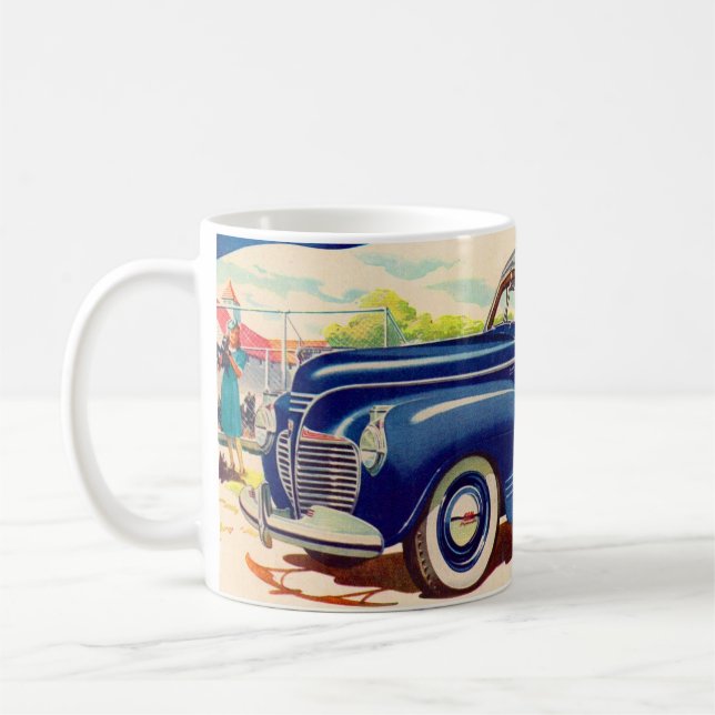 Caneca De Café azul Plymouth 1941 (Esquerda)