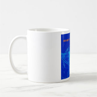 Caneca De Café Azul Profundo Sólido