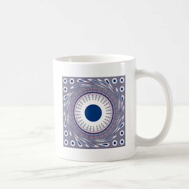 Caneca De Café Azul-quic (Direita)