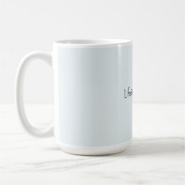 Caneca De Café Azul Romântico A vida é apenas um sonho