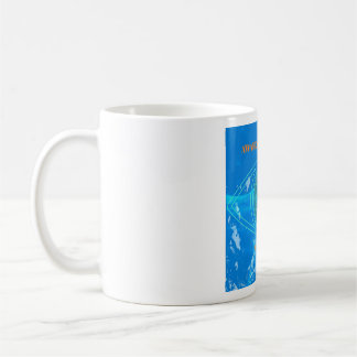 Caneca De Café Azul Sólido